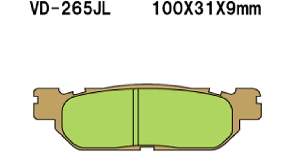 Vesrah Sintered Metal VD-265JL -jarrupalat Löytö