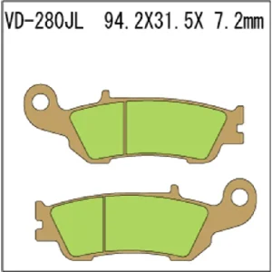 Vesrah Sintered Metal VD-280JL -jarrusatulat Viikonlopputarjous