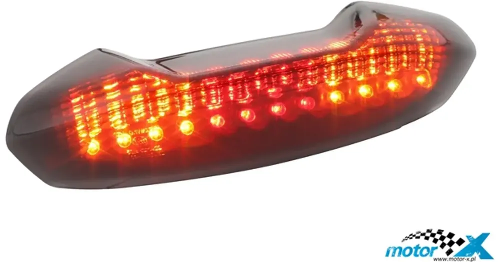 Loppuunmyynti Lampa STR8 LED Black Line vilkuilla, Piaggio NRG Power (E)