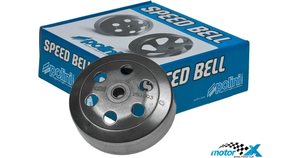 Kytkinkello takana 107mm Polini Speed Bell Gilera / Piaggio Uusi Malli
