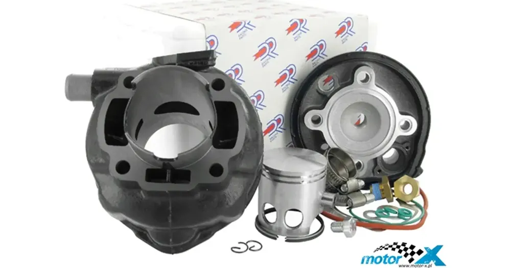 Sertifioitu Sylinterisarja täydellinen kannella 47.00mm 70cc tappi 10mm DR Evolution Minarelli LC
