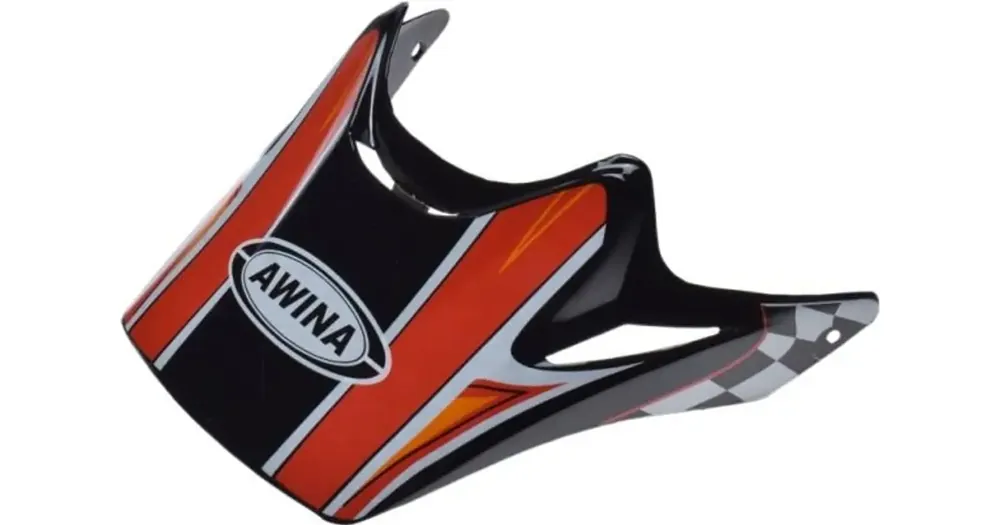 Osta Tänään Enduro-kypärän lippa, musta-punainen TN8686