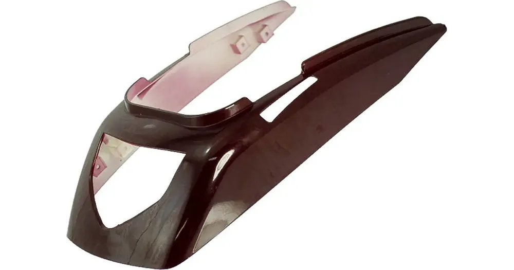 Lähetetään Heti Takavalon suojus, viininpunainen, Romet Soft Chopper / Barton Volcano / Junak 902