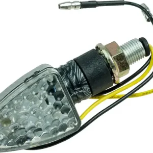 Uutuus Takavilkku vasen M10 LED hiilikuitu valkoinen linssi