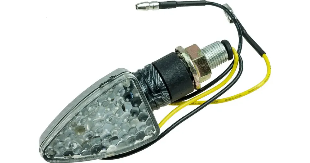 Uutuus Takavilkku vasen M10 LED hiilikuitu valkoinen linssi