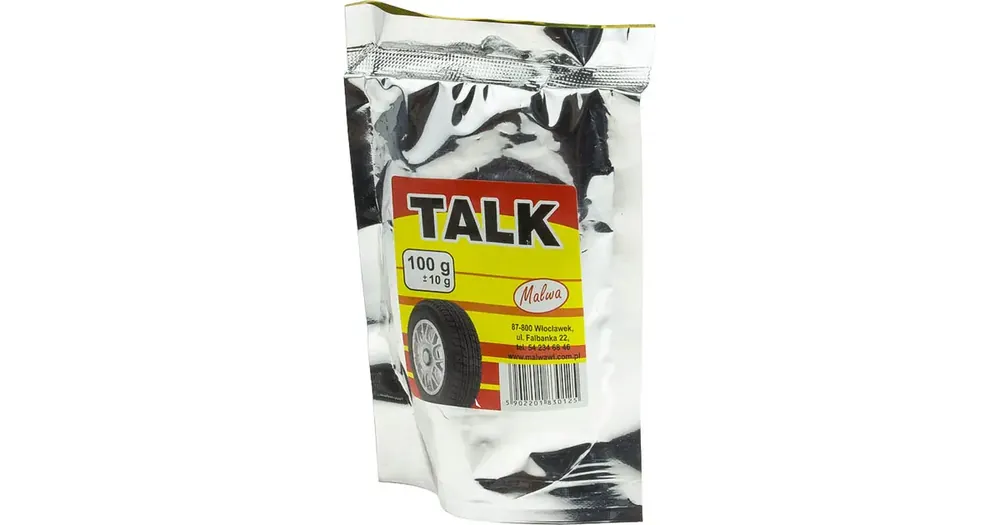 Tarjous Tekninen talkki renkaille, sisärenkaille, kumille, tiivisteille, 100g