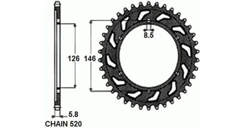 Nopea Toimitus Takaratas SUNSTAR ALUMIININEN SUNR5-3577 51 hammasta