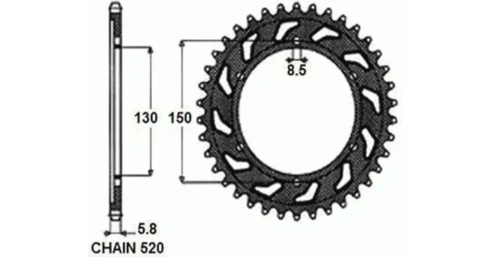 Nopea Toimitus Takaratas SUNSTAR ALUMIININEN SUNR5-3592 49 hammasta