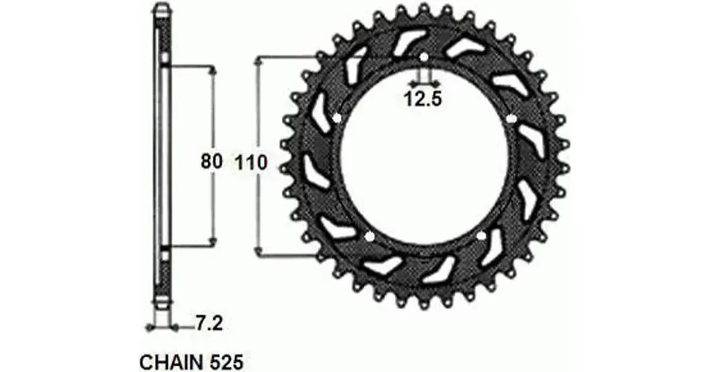 Edullinen Hinta SUNSTAR TERÄS takaratas SUNR1-4335, 40 hammasta