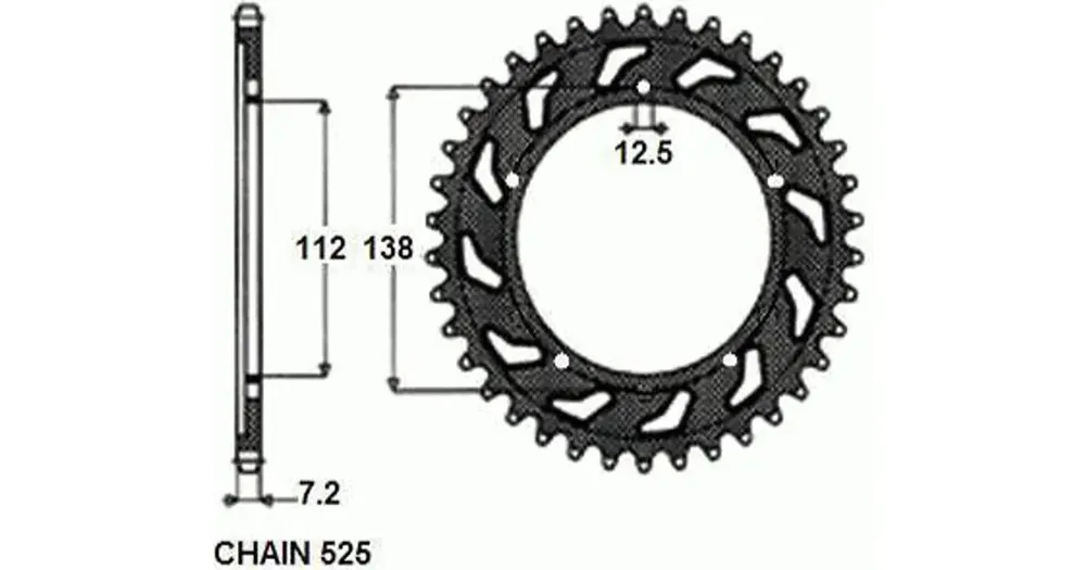 Löytö Takaratas SUNSTAR TERÄS SUNR1-4483 43 hammasta