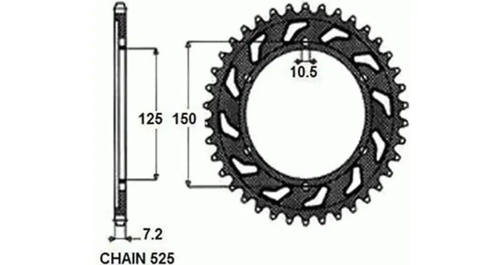 Nopea Toimitus Takaratas SUNSTAR TERÄS SUNR1-4553 42 hammasta