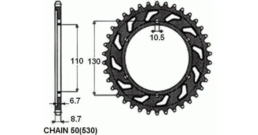 Takaratas SUNSTAR TERÄS SUNR1-5480 39 hammasta Lähetetään Heti
