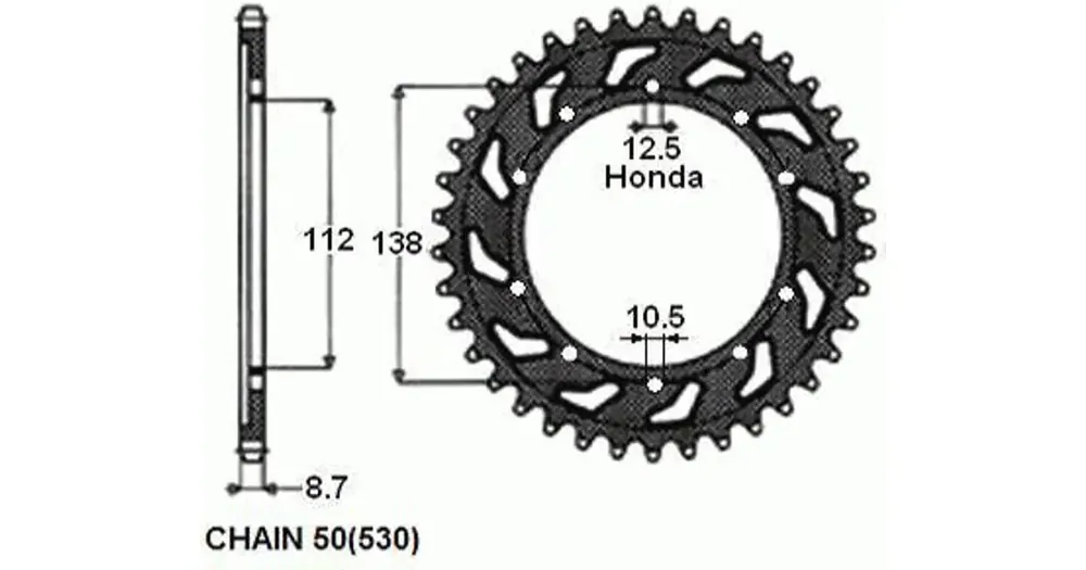 Lähetetään Heti Takaratas SUNSTAR TERÄS SUNR1-5485 44 hammasta