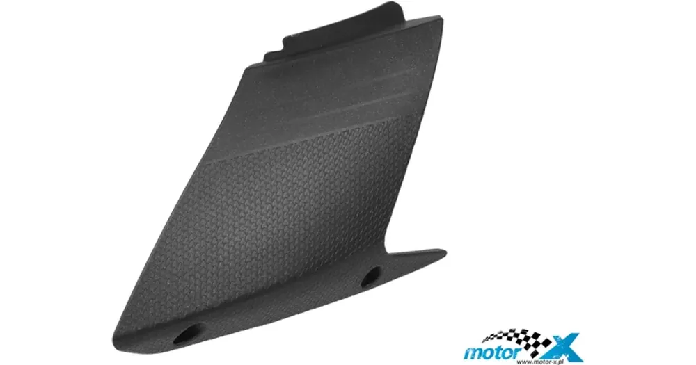 Etuosan vasemmanpuoleinen kate, musta, Aprilia SR 50 R 04- / SR 50 R Factory 04- Tehdashinta