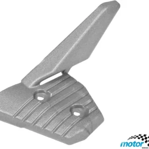 Jalkatappi matkustajalle, vasen, hopea, Aprilia SR 50 R 04- / SR 50 R Factory 04- Flash-Tarjous