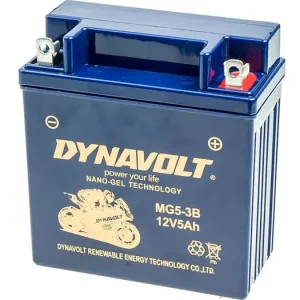 Superhinta Dynavolt MG5-3B (YB5L-B) geeliakku 120x60x128mm 12V 5Ah 70CCA