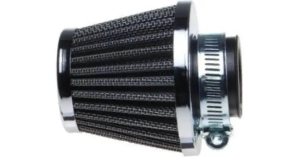Loppuunmyynti Power Force -kartiosuodatin, kromi, 0°, 32-36mm, mönkijä, skootteri, moottoripyörä
