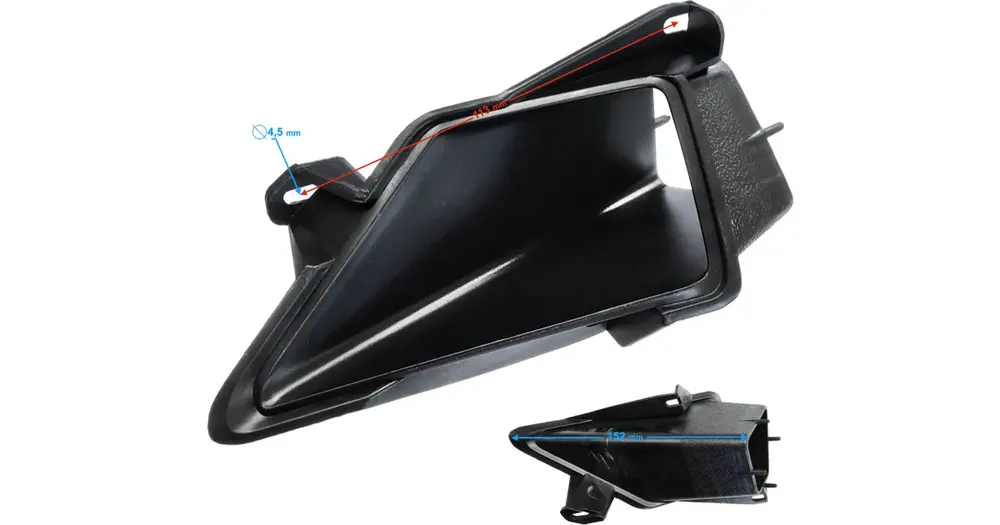 Bestseller Ilmanotto, takakatteet vasen, Barton Blade-R 125