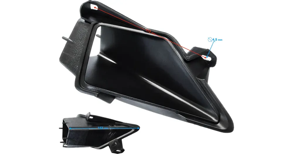 Nopea Toimitus Ilmanotto, takakatteeseen oikealle, Barton Blade-R 125