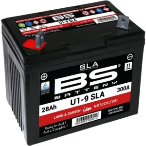 BS Battery U1-9 12V 28Ah ruohonleikkurin akku 195x125x176mm 300CCA Halpa Hinta