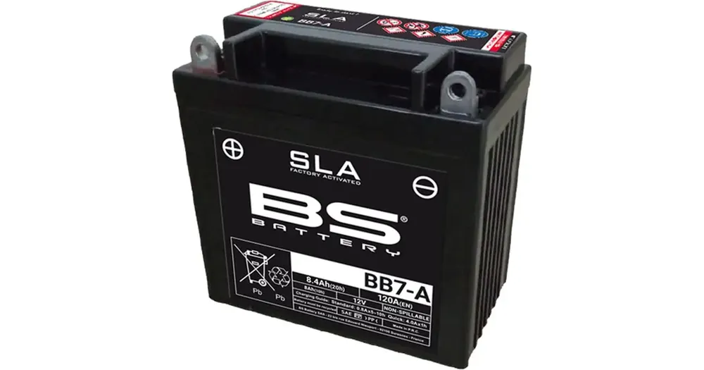 Älä Missaa Huoltovapaa akku BS Battery BB7-A (YB7-A) 12V 8Ah 135x75x133mm 120CCA