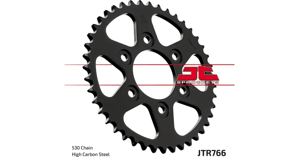 Takaratas 530 43 hammasta JT Sprockets JTR766 Pakollinen (Must-Have)