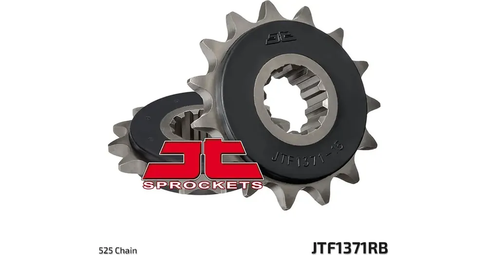 Eturatas 525 15 hammasta, RB - kumilla päällystetty ketjuohjain, JT Sprockets JTF1371 Ajankohtainen