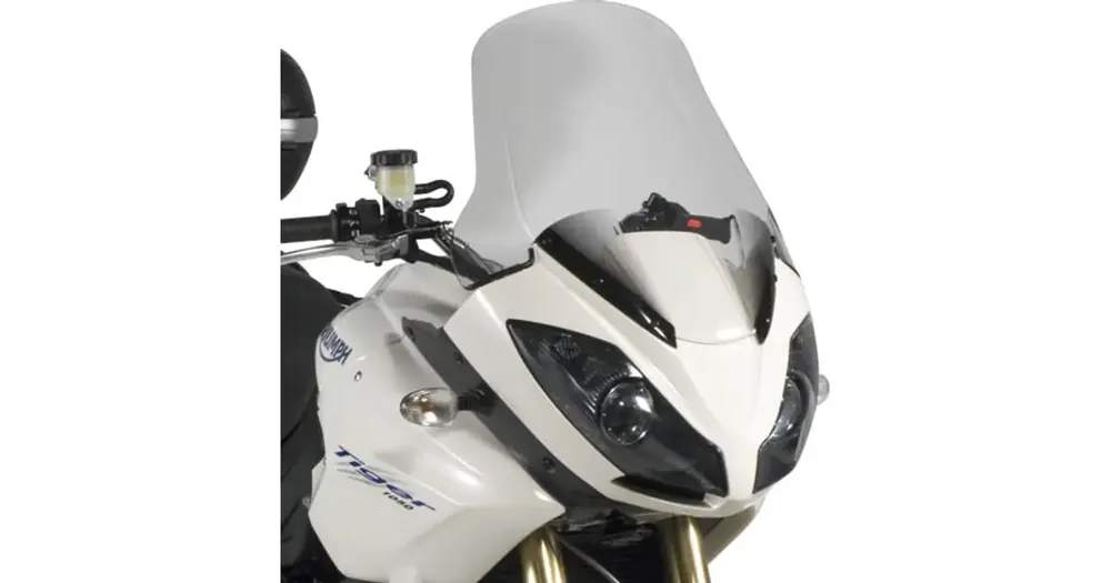 Tuulilasi, läpinäkyvä, 50,5x49,3cm, Kappa, KD225ST, Triumph Tiger 1050/Tiger Sport 1050 Turvallinen Maksu