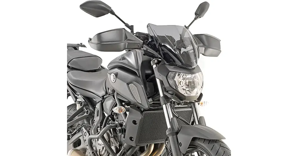Tuulilasi, tummennettu, 28x36.5cm, Kappa, KA2140, Yamaha MT-07 Aito