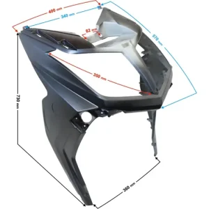 Etuyläosa, grafiitti, Barton E-MAX ONE Loppuunmyynti