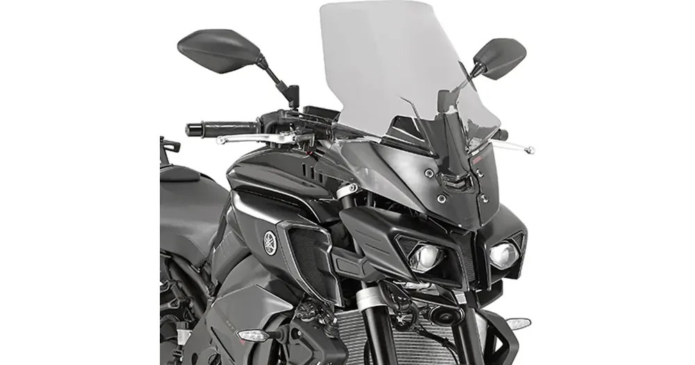 Tuulilasi, tummennettu, 53,5x42cm, Kappa, KD2129S, Yamaha MT-10 Paras Hinta