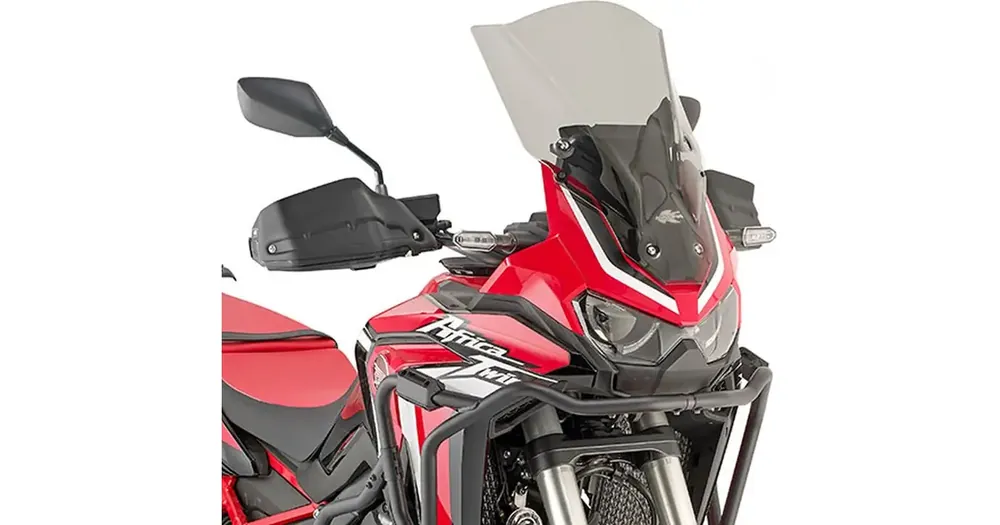 Tuulilasi, tummennettu, 49x36.5cm, Kappa, KD1179S, Honda CRF1100L Africa Twin Uusi Kokoelma