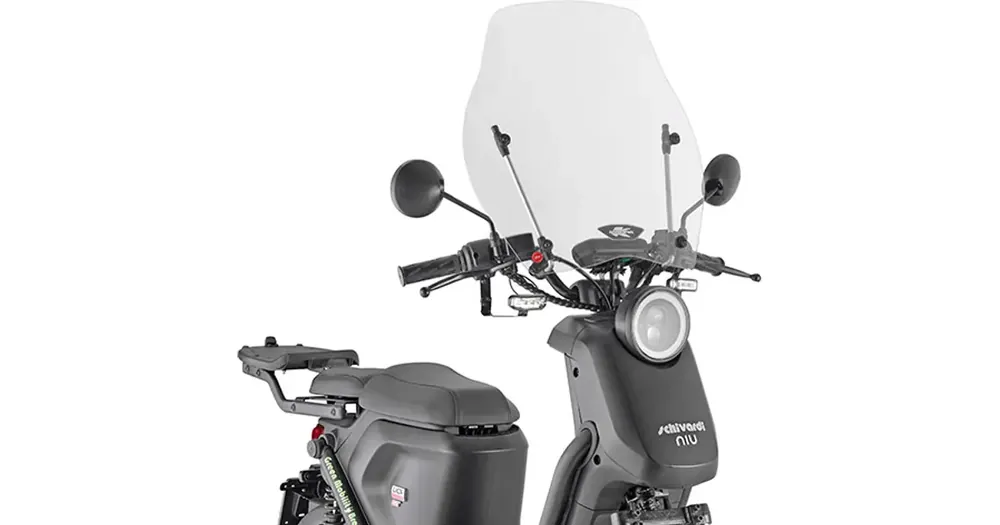 Superhinta Tuulilasi, läpinäkyvä, 51x49cm, Kappa, KD1155ST, NIU MQI+ / NQI / UQI GT / Honda SH 125i/150i