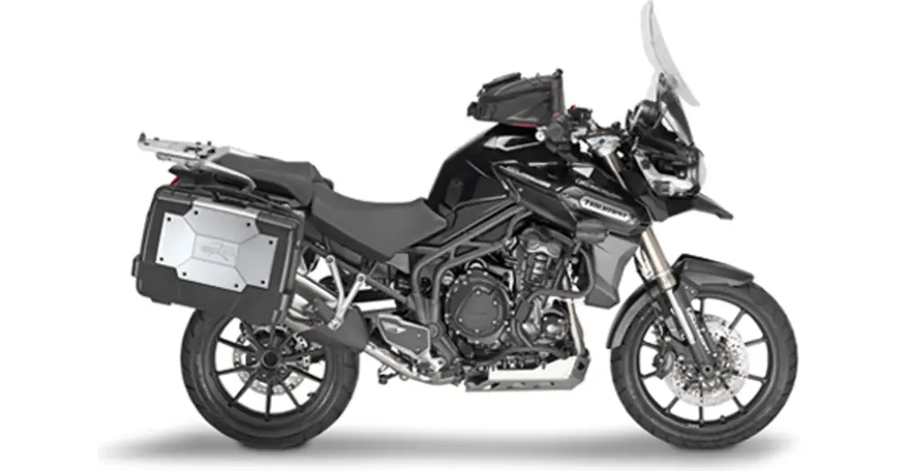 Kappa KL6408CAM sivulaukkutelineet, Monokey Cam-Side, Triumph Tiger Explorer 1200 Vain Tänään