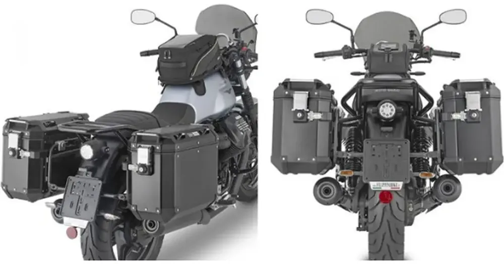 Kappa KLO8206CAM sivulaukkutelineet, Monokey Cam-Side, Moto Guzzi V7 Stone 850 Uusi Kokoelma
