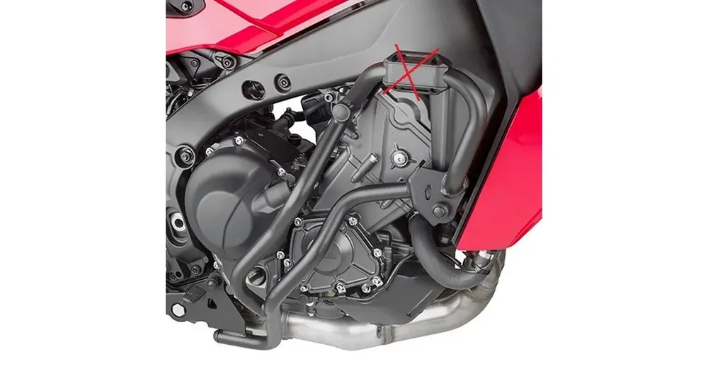 Kaatumaraudat, moottorin suojukset, Kappa KN2159B, Yamaha Tracer 9 / Tracer 9 GT Lähetetään Heti