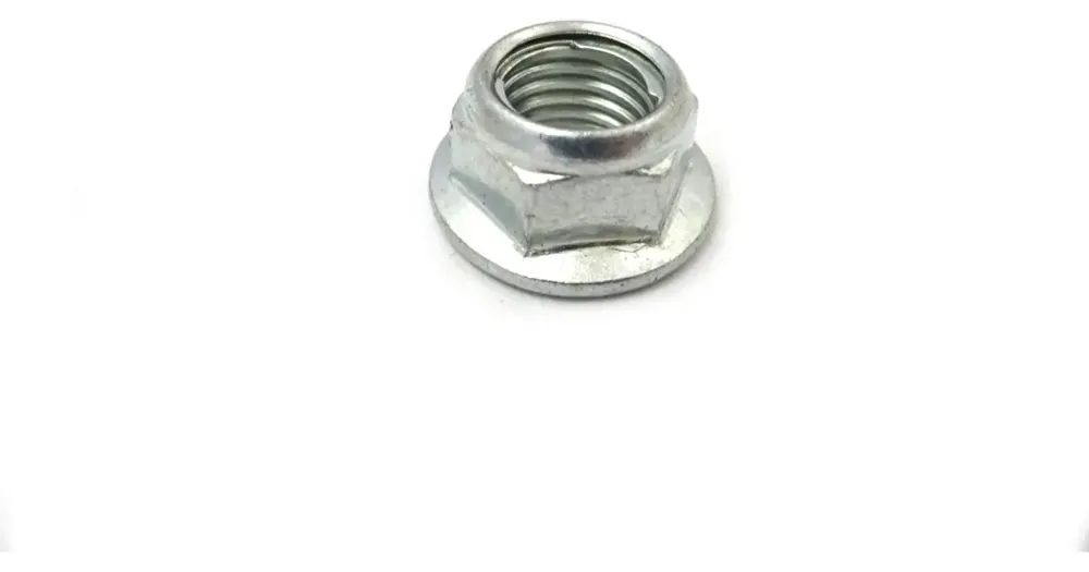 Suosittu Mutteri M10x1.25mm, itselukittuva, takarattaan kiinnitykseen, Junak M15