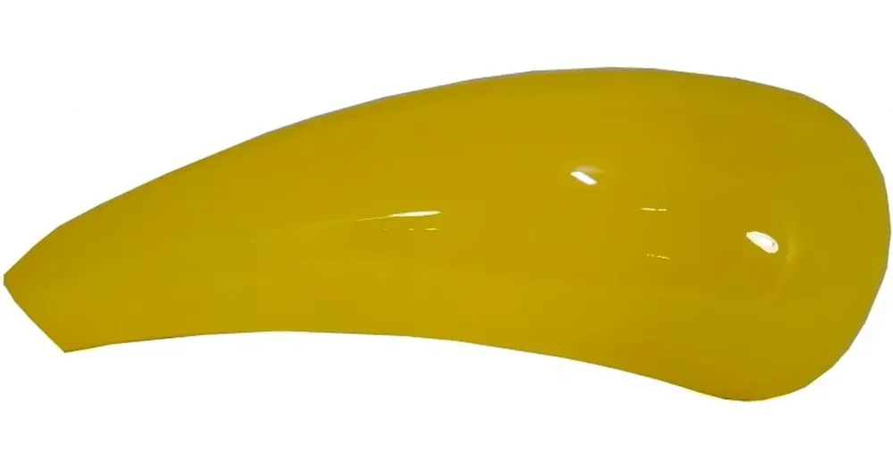 Flash-Tarjous Polttoainesäiliön suojus oikea, keltainen, Junak M15