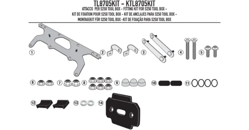 Alennus Kappa KTL8705KIT työkalulaatikon runko