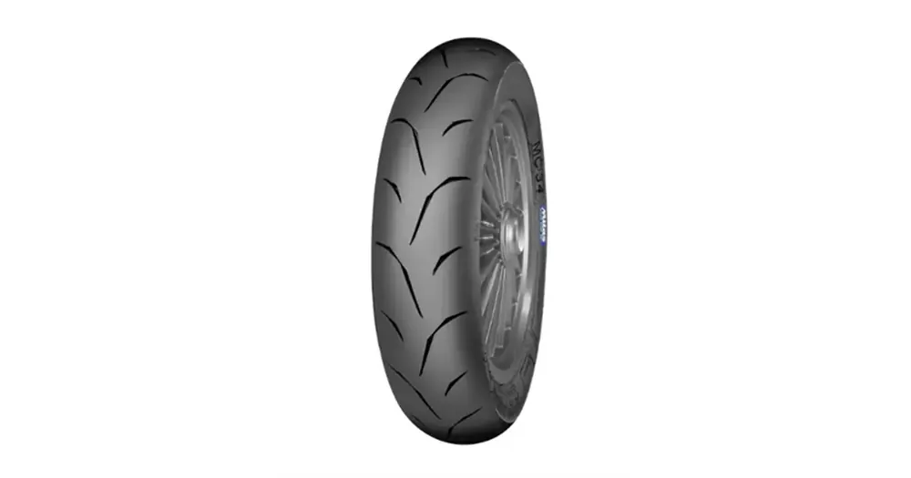 Turvallinen Maksu Skootterin rengas Mitas 90/90-10 MC 34 50P TL eteen/taakse