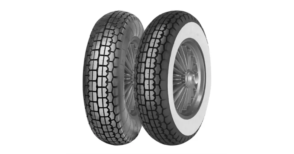 Skootterin rengas Mitas 4.00-8C B-13 66J TT 4PR WWW VALKOINEN REUNUS etu/taka Halpa