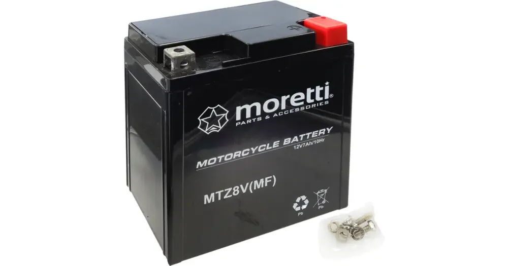 Osta Verkossa MTZ8V Moretti Parts geeliakku 12V 7Ah, 113x70x130mm