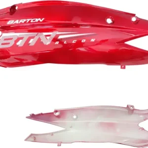 Takakate, vasen yläosa, punainen kiilto, Barton Falcon 2 Halpa
