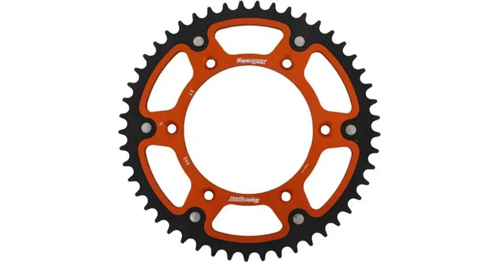 Alkuperäinen Takaratas 520 51 hammasta, Supersprox 899 (JTR897), Stealth - teräs-alumiini, punainen