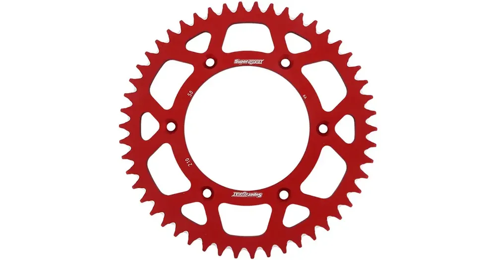 Rajoitettu Tarjous Takaratas 520, 50 hammasta, Supersprox 289 (JTR210), alumiini 7075-T6 ERGAL, punainen