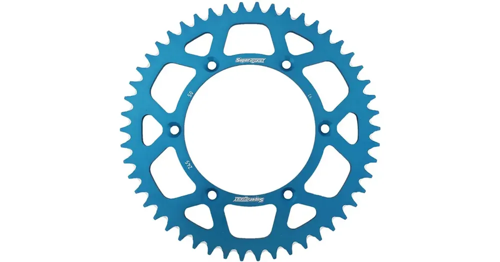 Suoraan Valmistajalta Takaratas 520 50 hammasta, Supersprox 245 (JTR251), alumiini 7075-T6 ERGAL, sininen