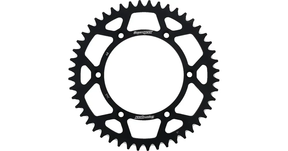 Alkuperäinen Takaratas 520 48 hammasta, Supersprox 245 (JTR251), alumiini 7075-T6 ERGAL, musta