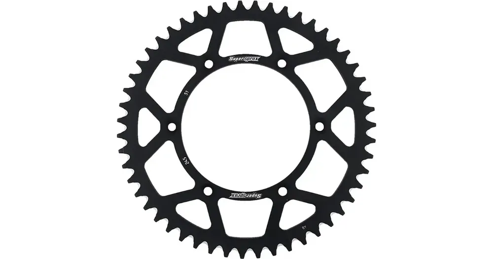 Alennus Takaratas 520 51 hammasta, Supersprox 245 (JTR251), alumiini 7075-T6 ERGAL, musta