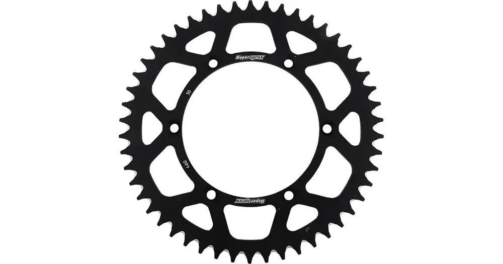 Alennettu Hinta Takaratas 520, 50 hammasta, Supersprox 489 (JTR460), alumiinia 7075-T6 ERGAL, musta
