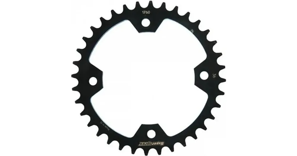Takaratas 520 36 hammasta Supersprox 4509 (JTR1760), teräs, musta Loppuunmyynti